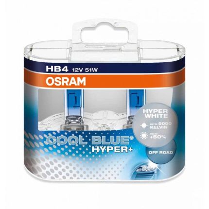 Галогеновая лампа Osram 69005CBH+ Cool Blue Hyper PLUS HB3 70W 12V P20d 10X2 HardDuopet Компл (2шт)