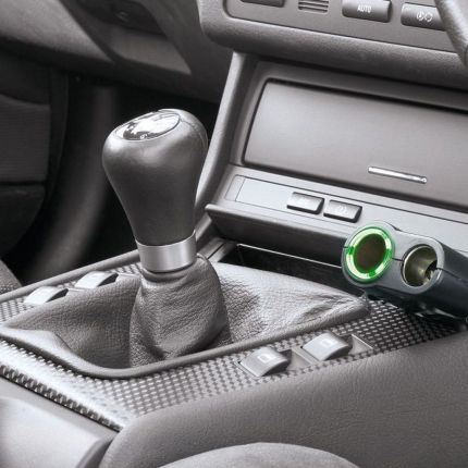 Автомобільний розгалужувач прикурювача на 2 гнізда без кабелю - Ring RMS1 фото