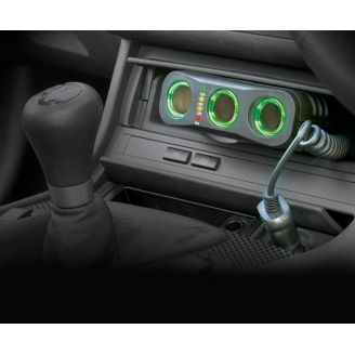 Автомобільний розгалужувач прикурювача на 3 гнізда з подовжувачем - Ring RMS3 фото 2