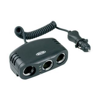 Автомобільний розгалужувач прикурювача на 3 гнізда з подовжувачем - Ring RMS3 фото