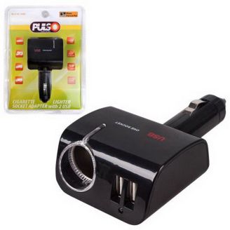 Автомобільна зарядка для телефону - PULSO (SC-1068) 2хUSB 2,1А 12-24в фото