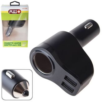 Автомобільна зарядка для телефону - PULSO (SC-1528C) 2хUSB 2,4А 12-24в фото