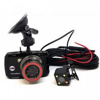 Автомобильный цифровой видеорегистратор CELSIOR DVR CS-219-D HD (WI FI) BLACK (DVR CS-219-D HD BLACK фото