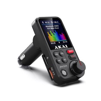 Автомобільний FM модулятор для телефону - AKAI FMT-93BT фото