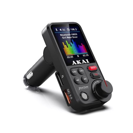 Автомобильный FM модулятор для телефона - AKAI FMT-93BT фото