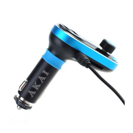 Автомобильный FM модулятор для телефона - AKAI FMB-66B фото