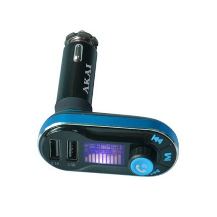 Автомобильный FM модулятор для телефона - AKAI FMB-66B фото
