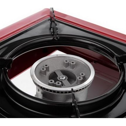 Портативная газовая плита в кейсе с переходником - Intertool GS-0001 фото