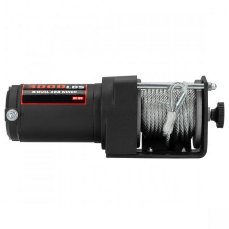 Електрична лебідка для квадроцикла - X-BULL 3000 LBS 12В (сталевий трос) фото