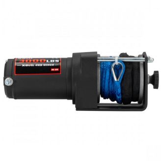 Электрическая лебедка для квадроцикла - X-BULL 3000 LBS 12В (синтетический трос) фото