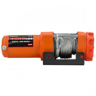 Электрическая лебедка для квадроцикла - X-BULL 4000 LBS 12В (стальной трос) фото