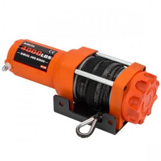 Электрическая лебедка для квадроцикла - X-BULL 4000 LBS 12В (синтетический трос) фото 2