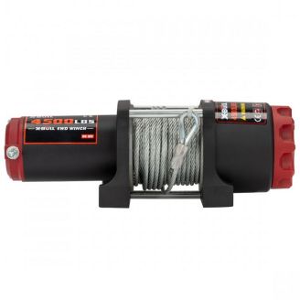 Электрическая лебедка для квадроцикла - X-BULL 4500 LBS 12В (стальной трос) фото