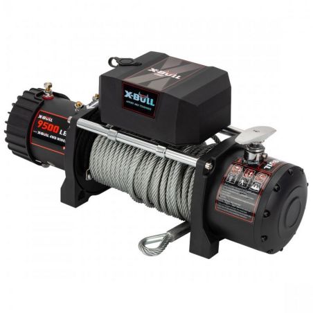 Електрична лебідка для авто - X-BULL 9500 LBS 12В (сталевий трос) фото