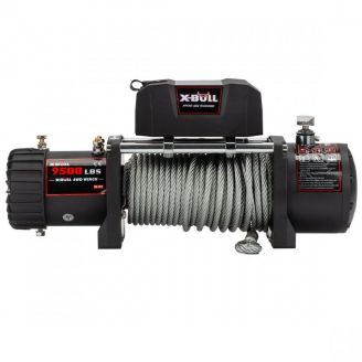 Електрична лебідка для авто - X-BULL 9500 LBS 12В (сталевий трос) фото