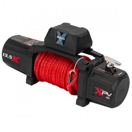 Електрична лебідка для авто - X-BULL 13500 LBS 12В (синтетичний трос) фото