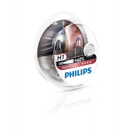 Philips VISION PLUS (H1, 12258VPS2) Компл (2шт) фото - купить в интернет-магазине «jeep4ik» Харьков Украина