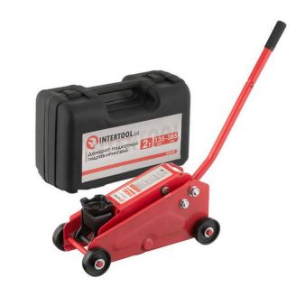 Подкатной домкрат для авто - Intertool GT0109 2 тонны (кейс) фото