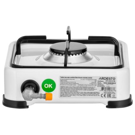 Настільна газова плита для балона - ARDESTO GTC-NS1011W (1 конфорка) фото