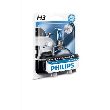 Philips WHITE VISION (H3, 12336WHVB1) 1 шт фото - купить в интернет-магазине «jeep4ik» Харьков Украина