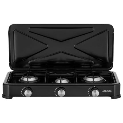 Настільна газова плита для балона - ARDESTO GTC-NS3013B (3 конфорки) фото