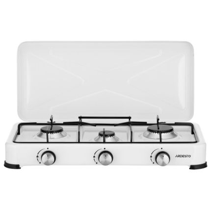 Настільна газова плита для балона - ARDESTO GTC-NS3013W (3 конфорки) фото