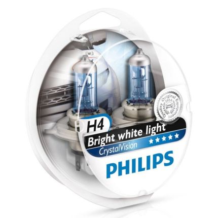 Philips CRYSTAL VISION (H4, 12342CVSM) Компл (2шт) фото - купити в інтернет-магазині «jeep4ik» Харків Україна