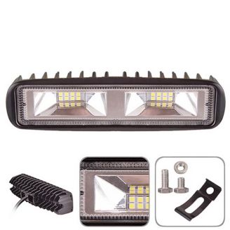 Светодиодная фара рабочего света для спецтехники - PULSO WLP-7624 (spot, 12 Вт) фото