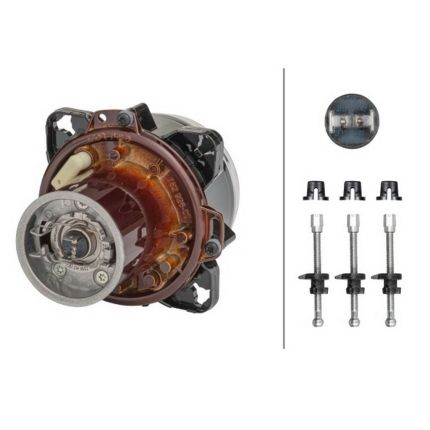 Дополнительная галогеновая фара ближнего света - Hella 90mm Essential (1BL 008 193-001) фото