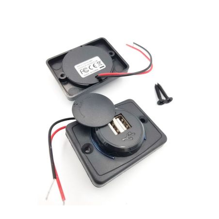 Встраиваемая зарядка для телефона - (BJJ 2-5) 2хUSB тип A 3,1 А 12-24В фото