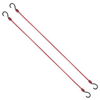 Резинки багажные, обрезиненные крюки, 2 шт, 1000 мм INTERTOOL AT-0033 фото