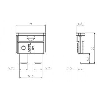 Набор штыревых предохранителей unival MTA (компл.10шт) фото 2