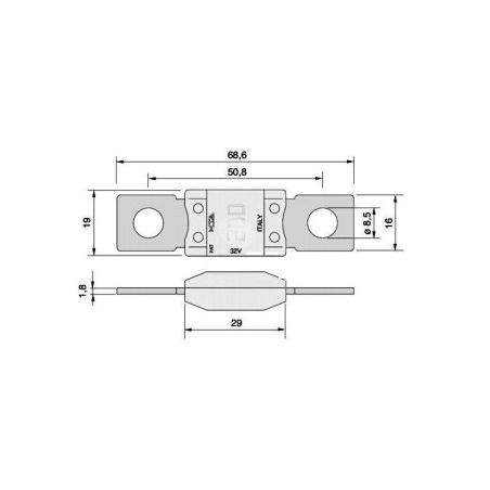 Предохранитель автомобильный MEGA Littelfuse (1 шт) фото