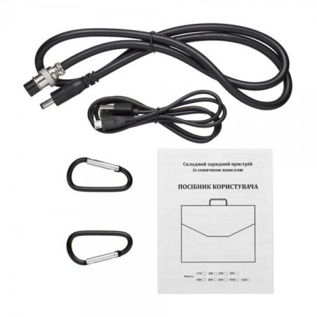 Сонячна батарея КВАНТ SB-60W 2USB 5 вольт + DC 18 вольт фото