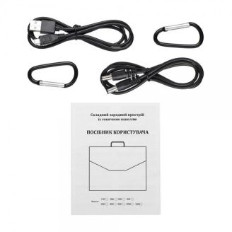 Солнечная батарея портативная КВАНТ PSB-21W 2USB 5 вольт + DC 18 вольт фото 2
