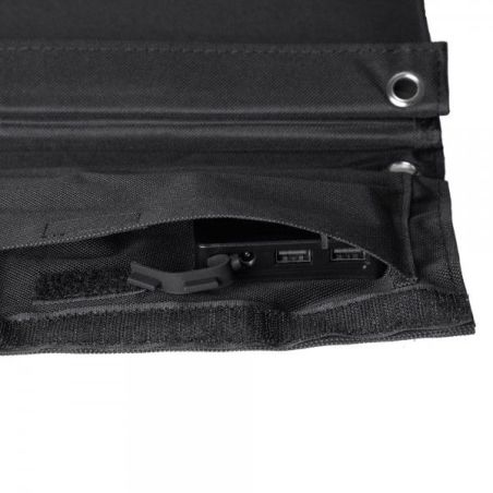 Сонячна батарея портативна КВАНТ PSB-28W 2USB 5 вольт + DC 18 вольт фото