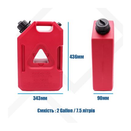 Экспедиционная канистра (плоская) 7,5 литров NADI auto фото