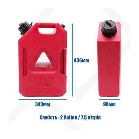 Экспедиционная канистра (плоская) 7,5 литров NADI auto фото