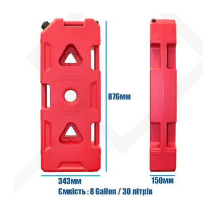 Експедиційна каністра (плоска) 30 літрів NADI auto фото
