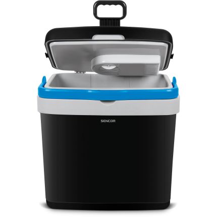 Автохолодильник термоелектричний на колесах Sencor SCM4233BL 12/220 вольт 33 літри фото