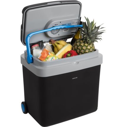 Автохолодильник термоелектричний на колесах Sencor SCM4233BL 12/220 вольт 33 літри фото