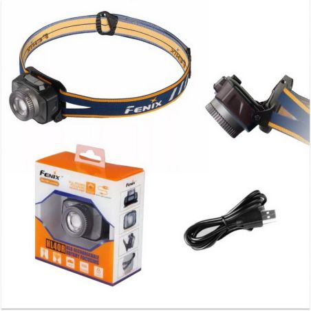 Маленький налобный фонарь с фокусировкой луча - Fenix HL40R фото