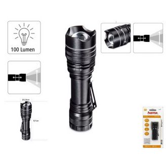 Маленький ручной фонарик HAMA PRO 1 LED L100 Black фото 2