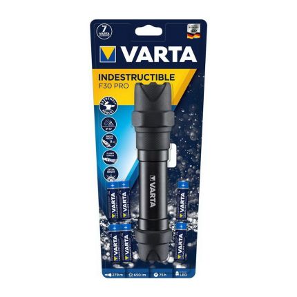 Світлодіодний ручний ліхтарик VARTA Indestructible F30 Pro фото