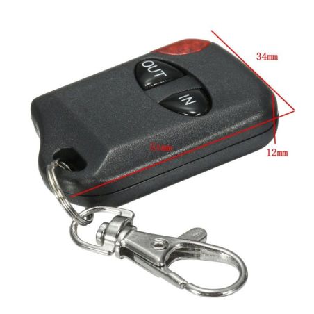Комплект радиоуправления для лебедки 12В (основной пульт и брелок) фото