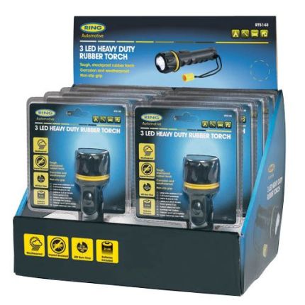 Прорезиненный светодиодный фонарь Ring RT5148 фото