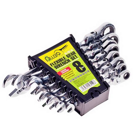 Набір ключів комбо. тріпотіння. з карданом 8 пр. (ALLOID HK-2081-8K) фото