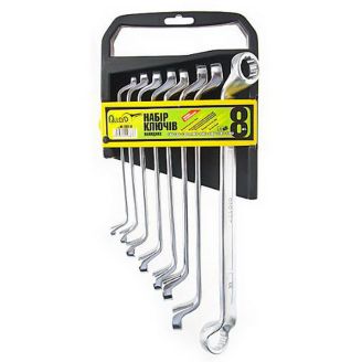 Набір ключів накидних, 8 предм, 06х22 мм (ALLOID НК-2031-8) фото