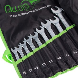 Набір ключів комбінованих, 14 предметів, 10-32 мм (ALLOID НК-2061-14) фото 2