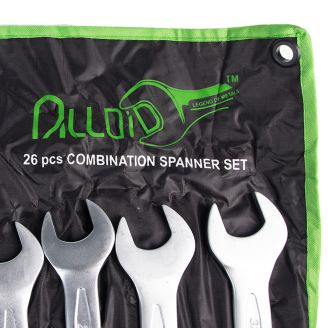 Набір ключів комбінованих, 26 предметів, 6-32 мм (ALLOID НК-2061-26) фото 2